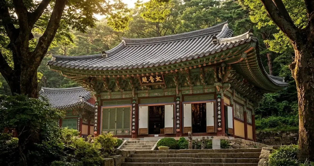 강화 전등사 대웅보전의 고즈넉한 풍경과 기막힌 복수극 전설을 담은 사찰 여행 대표 이미지