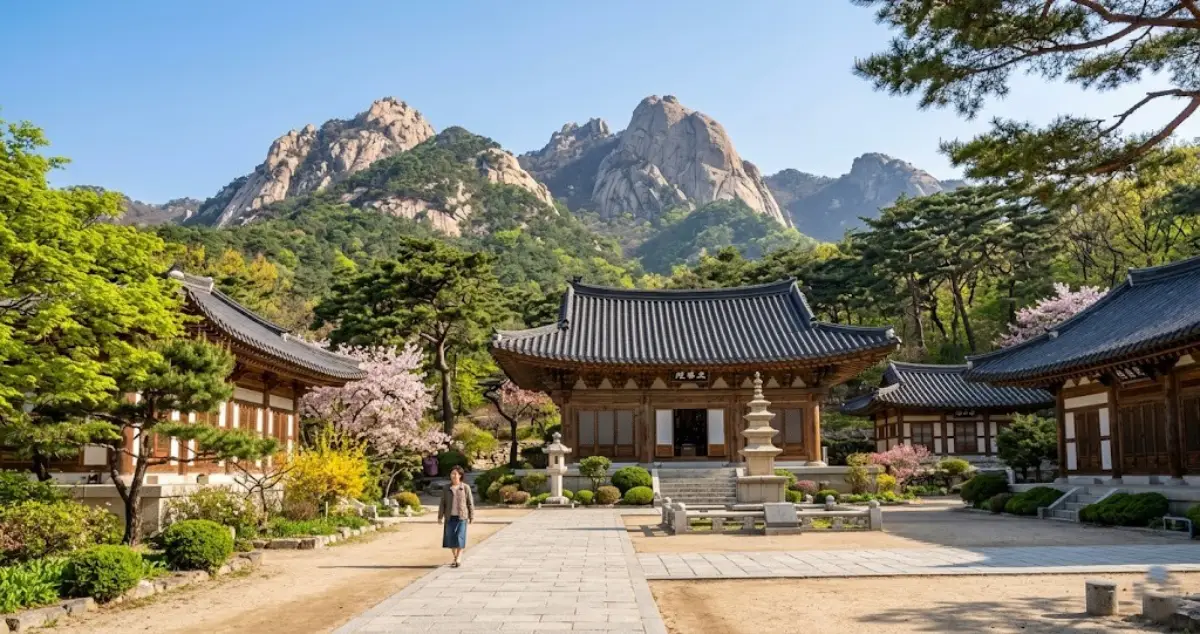 스마트폰을 끄고 도심 속 힐링을 찾아 떠나는 서울 진관사 나들이 대표 풍경